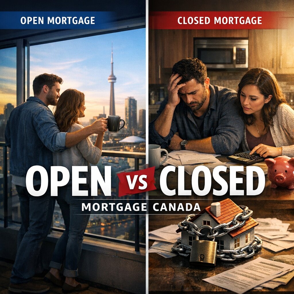 Open v/s Closed Mortgage Canada-What Should You Choose?